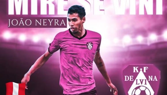 De la Copa Perú a Europa: hijo de Donny Neyra jugará en el KF Delvina de Albania. (Foto: Difusión).