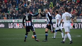 No pudo: AC Milan cayó ante Udinese como visitante por la Serie A