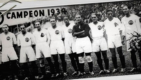 Universitario le ganó final a Alianza Lima y se proclamó campeón de 1934. (Foto: Prensa 'U')