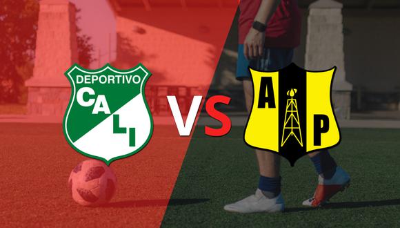 Termina el primer tiempo con una victoria para Deportivo Cali vs Alianza Petrolera por 1-0