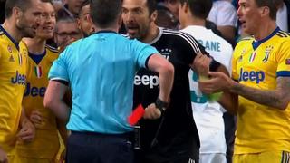 Roja de furia: Buffon reclamó airado y fue expulsado en los descuentos de Champions [VIDEO]