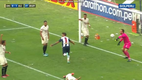 Gol anulado a Gabriel Costa por falta previa sobre Nelson Cabanillas. (Video: GOLPERU)