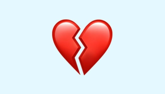 ¿Sabes qué significa realmente el emoji del corazón roto en WhatsApp? Sal de dudas. (Foto: Emojipedia)