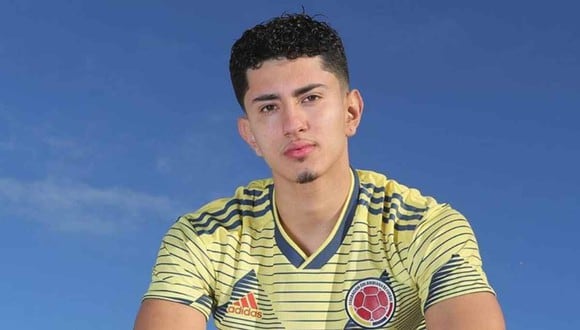 Steven Alzate con la camiseta de la Selección de Colombia  (Fuente: Instagram de Steven Alzate)