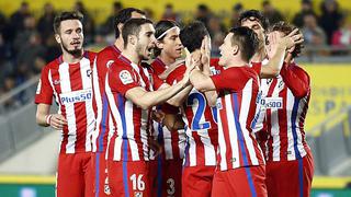 Atlético de Madrid le ganó 2-0 a Las Palmas en la ida de octavos por Copa del Rey