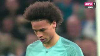 Preocupó a todos: así falló su penal Leroy Sané en la Carabao Cup [VIDEO]