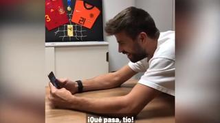 "Me gusta liarla": Piqué dio su celular en Instagram y protagonizó surrealista momento con la gente [VIDEO]