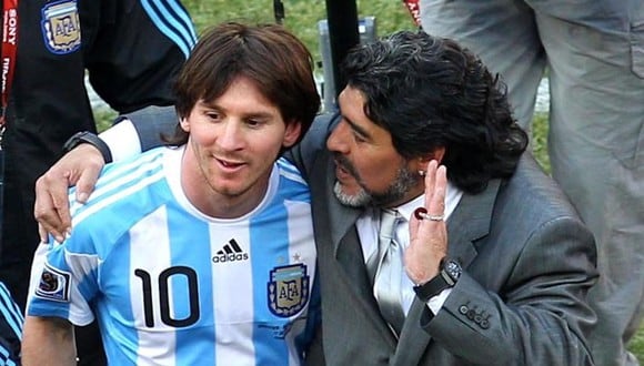 Lionel Messi fue dirigido por Diego Maradona en el Mundial Sudáfrica 2010. (Foto: FIFA)