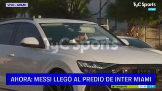 Así fue la llegada de Messi al predio del Inter para su primer entrenamiento [VIDEO]
