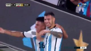¡El primero con la ‘Albiceleste’! Gol de Almada para el 1-0 de Argentina vs. Panamá [VIDEO]