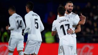 ¡Empate amargo! Real Madrid igualó 2-2 contra Villarreal por la jornada 17 de LaLiga Santander 2018-19