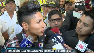 Selección Peruana: Raúl Ruidíaz llegó y confesó que viven "en suspenso" por Paolo Guerrero