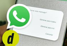 WhatsApp se renueva: esta novedad de “eliminar para ti” te sorprenderá