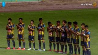 Daniel Peredo: Ayacucho FC vs. Sport Rosario inició con un minuto de aplausos [VIDEO]