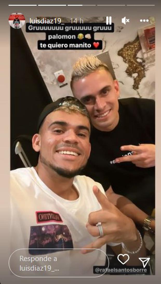 Luis Díaz subió a sus redes sociales el emotivo reencuentro con sus compañeros de la Selección Colombia. (Foto: Luis Díaz / Instagram)