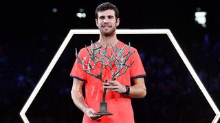 ¡Golpe en Francia! Karen Khachanov derrotó a Novak Djokovic y ganó el Masters 1000 de París