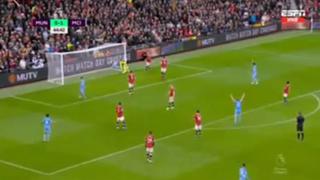 Manchester City 2-0 Manchester United: imperdonable error de Shaw y De Gea y gol de Silva [VIDEO]