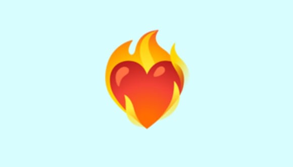 ¿Alguien te ha enviado el corazón en llamas? Conoce qué significa en WhatsApp. (Foto: Emojipedia)