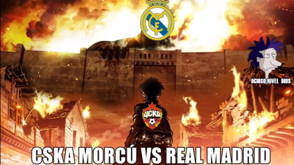 real madrid vs cska moscu los memes