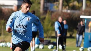 ¡Y un día volvió!Luis Suárez se sumó a entrenamientos de Uruguay tras superar su lesión de rodilla