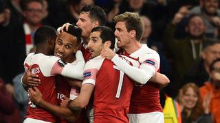 Arsenal se llevó una victoria por 3-1 ante el Valencia en la primera semifinal de la Europa League
