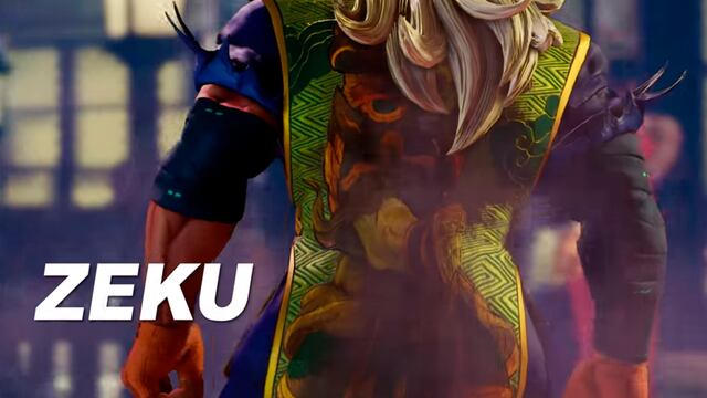 ¡Al descubierto! Se mostró por fin a Zeku, el nuevo personaje de Street Fighter V [VIDEO]