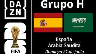 DAZN Mundial televisó el partido España 4-0 Arabia Saudita por el Mundial 2026