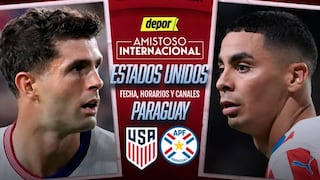 Canales de TV para ver Paraguay vs. Estados Unidos: horarios confirmados por amistoso FIFA