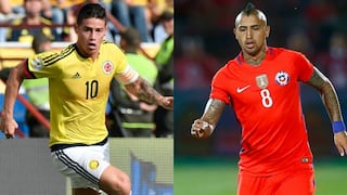 ¿Cuándo, a qué hora y en qué canal juegan Colombia y Chile por Eliminatorias?