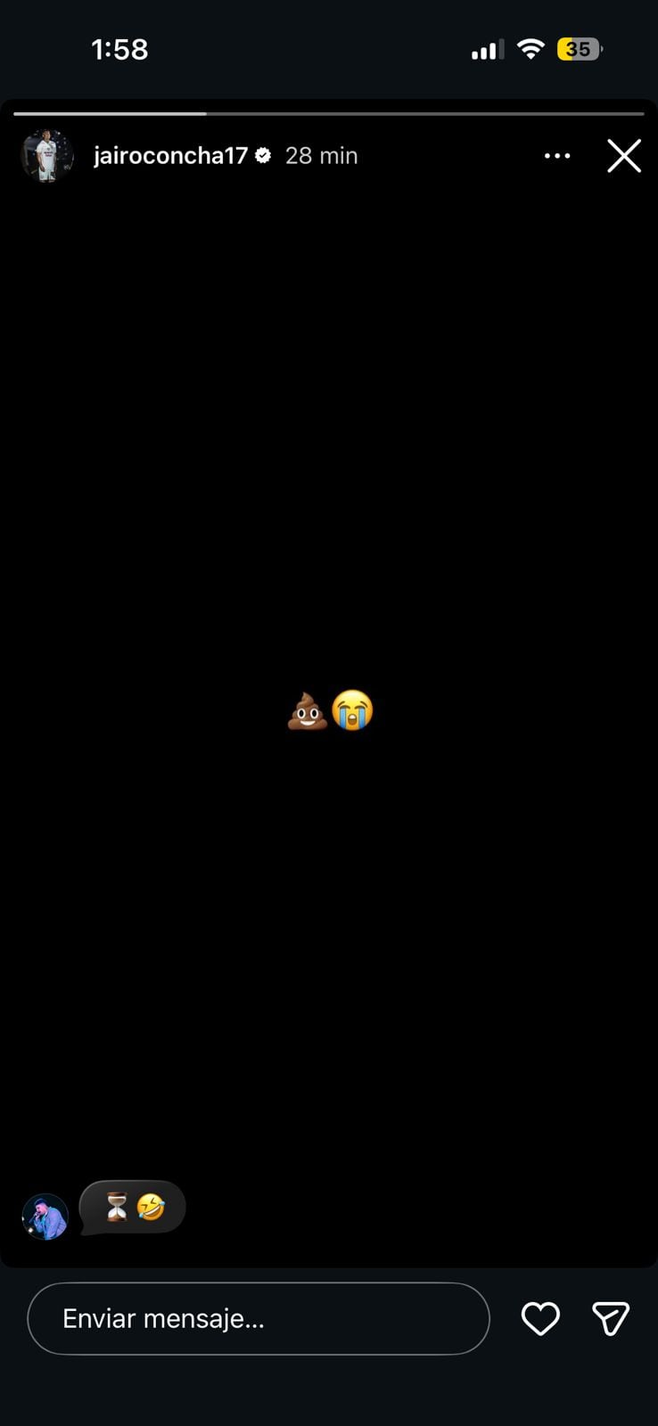 Jairo Concha se expresa en redes sociales sobre la suspensión. (Foto: Captura Instagram)