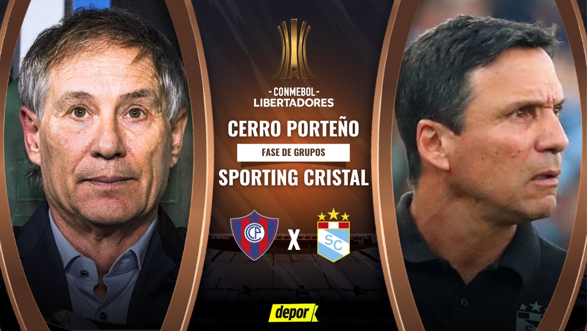Sporting Cristal vs. Cerro Porteño se enfrentan por la fecha 6 de la fase de grupos de la Copa Libertadores 2026. (Diseño: Depor)