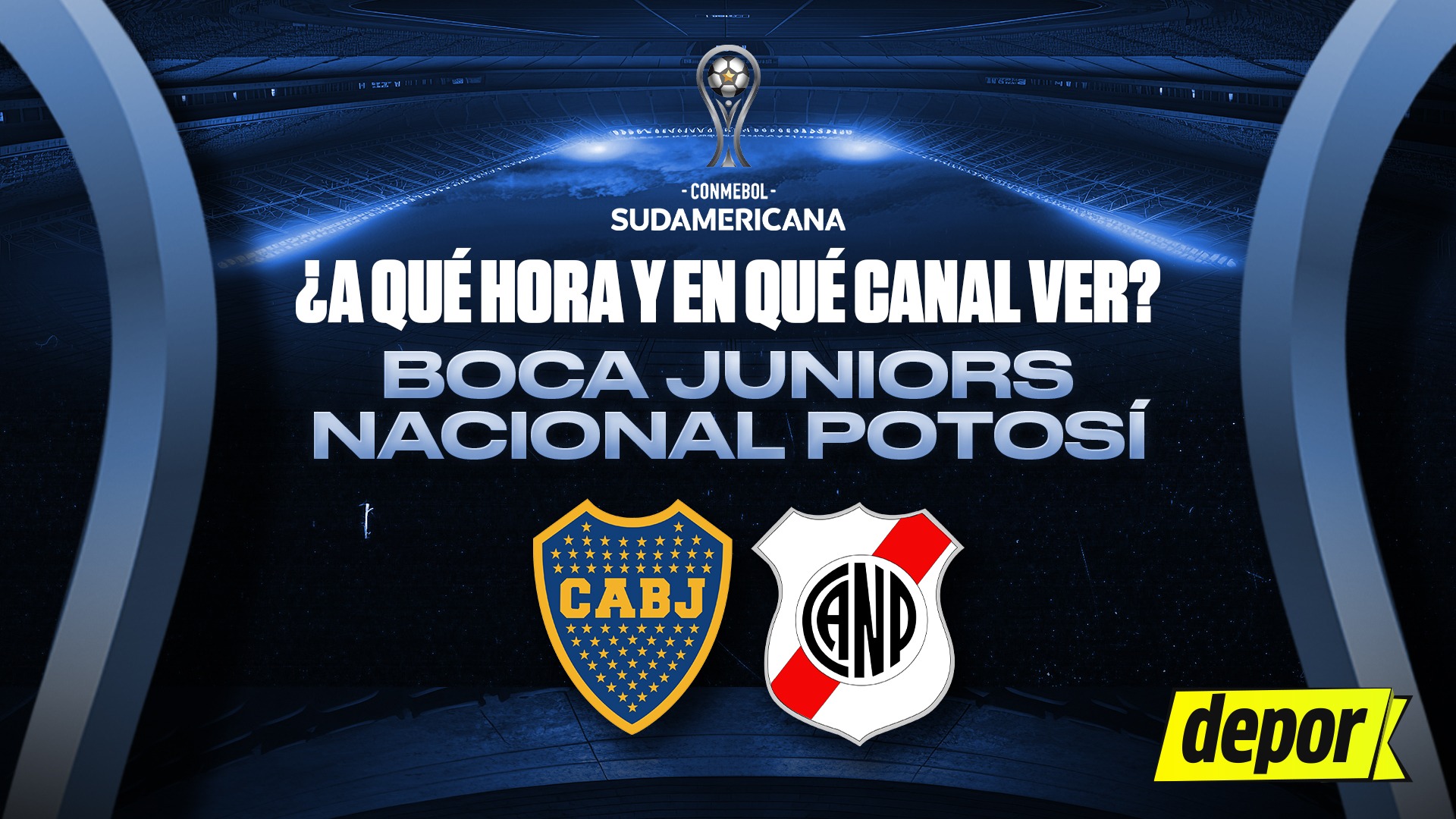 Boca Juniors vs. Nacional Potosí juegan por Copa Sudamericana. (Diseño: Depor)