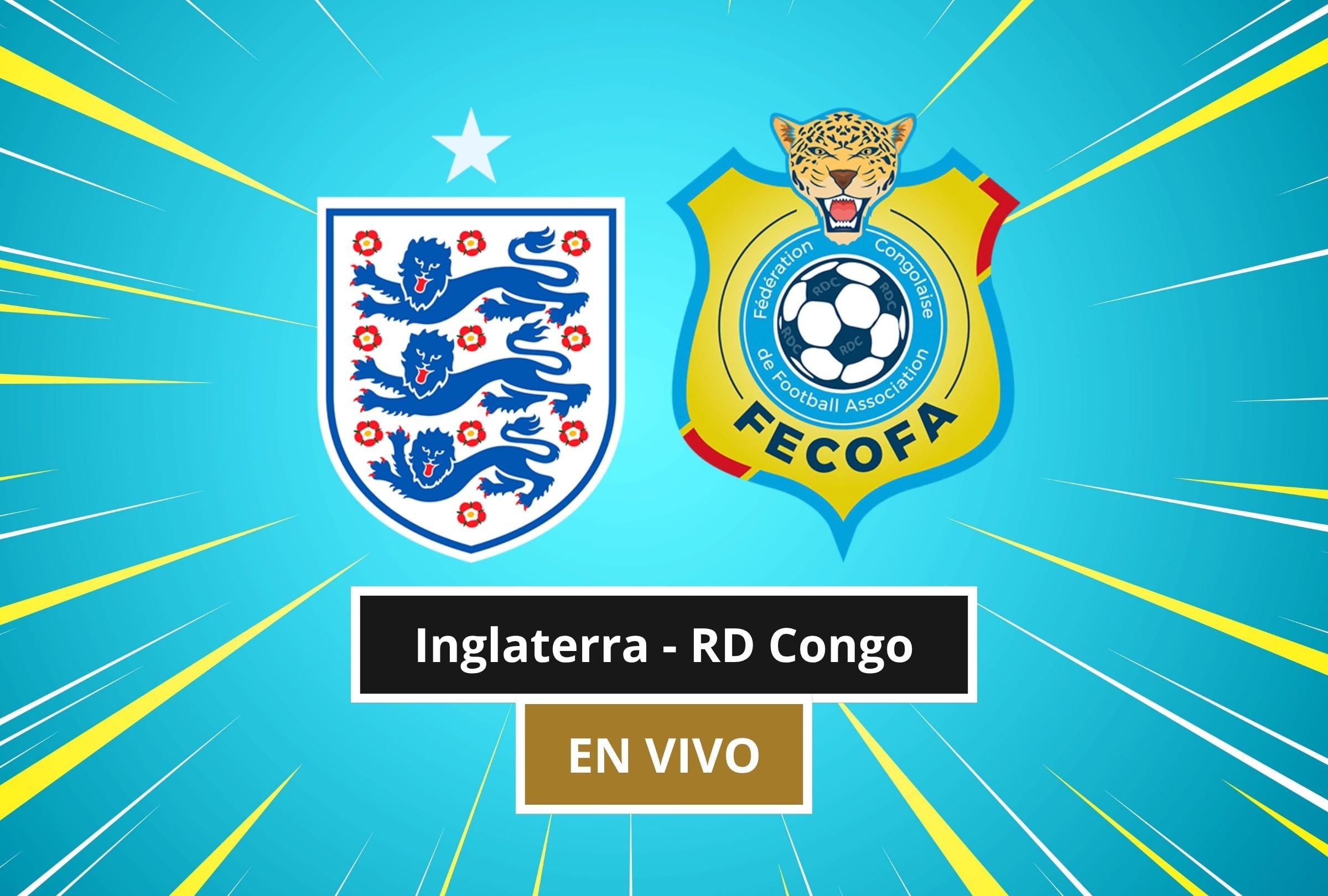 El Inglaterra - RD Congo por el Mundial 2026 es un partido que apunta a ser intenso de principio a fin. (Foto: Composición Canva - Depor)