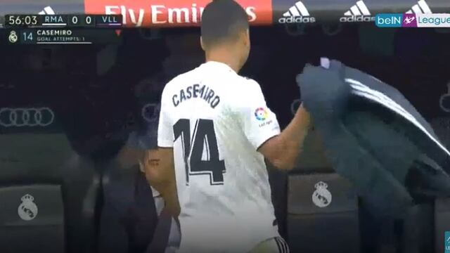 Casemiro protagonizó berrinche al ser cambiado por Solari y las cámaras lo pusieron al descubierto [VIDEO]