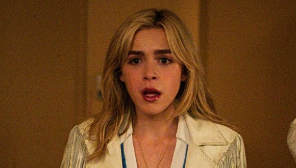 En "Totally Killer", la reciente película de terror de Prime Video, Kiernan Shipka asume el papel de Jamie (Foto: Blumhouse Television y Divide/Conquer)