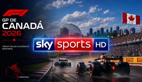 Izzi y SKY Sports HD transmitieron la carrera F1 del GP de Canadá 2026, con Checo Pérez, por TV y Online en México