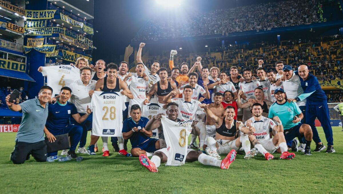 Alianza Lima hizo historia en La Bombonera. (Foto: Alianza Lima)