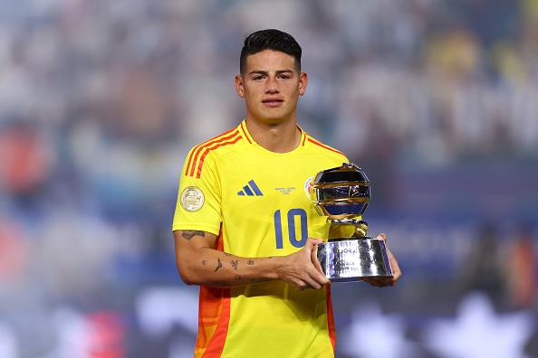 James Rodríguez fue elegido el mejor jugador de la reciente Copa América. (Foto: Getty Images)