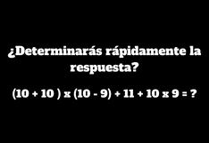 Tendrás un total de 11 segundos para determinar la respuesta: solo el 5% lo logró