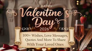 Happy Valentine’s Day 2026: 100+ Wishes, Love Messages, Quotes And More To Share With Your Loved Ones