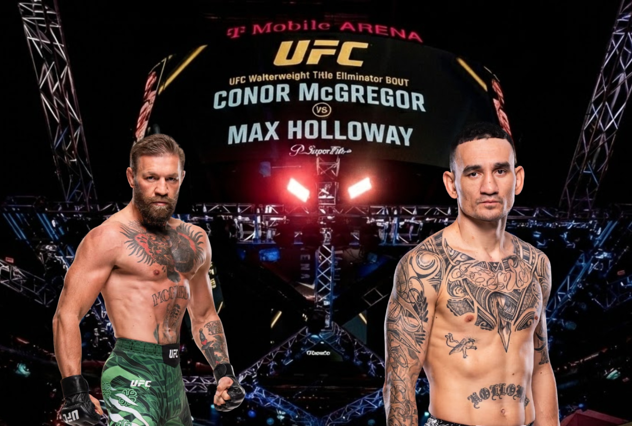 LAS VEGAS, NEVADA, (ESTADOS UNIDOS), 11/07/2026.- Canales para ver EN VIVO la pelea Conor McGregor vs Max Holloway 2 por la estelar de UFC 329 en Las Vegas, Florida y Estados Unidos. FOTO: UFC.com