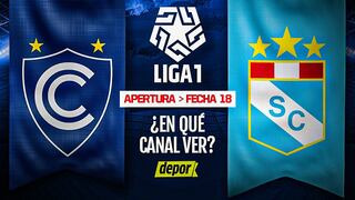 Canales de transmisión para ver Sporting Cristal vs. Cienciano