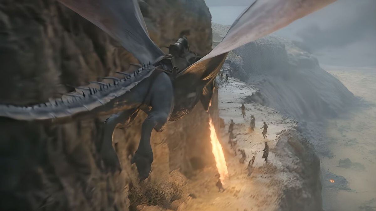 La aparición de Seasmoke en la segunda temporada de "House of the Dragon"(Foto: HBO)