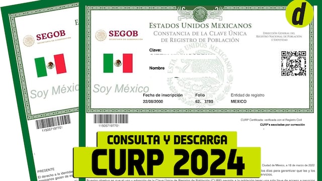 Consultar CURP 2024: revisa cómo tener Clave Única de Registro de Población