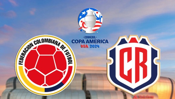 Colombia and Costa Rica face each other in the second date of Group D of the Copa América (Credit: Audiencias GEC)