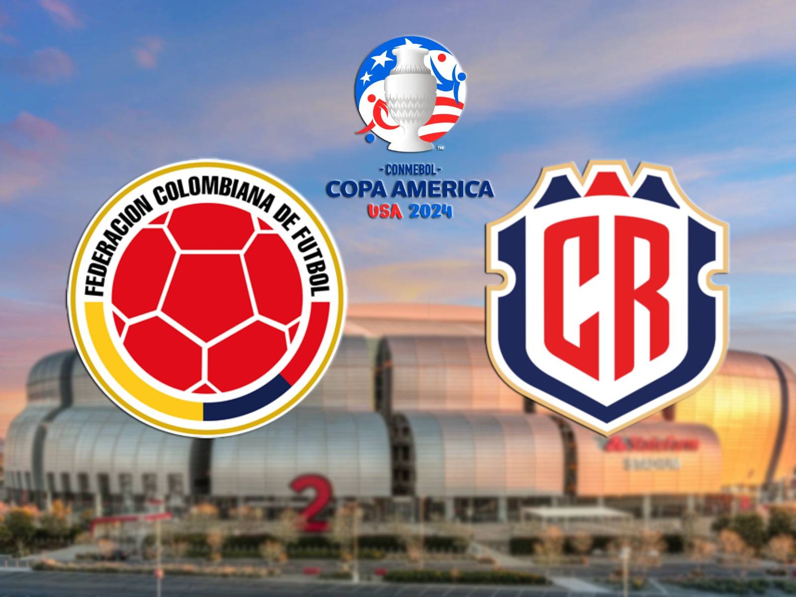 Colombia and Costa Rica face each other in the second date of Group D of the Copa América (Credit: Audiencias GEC)