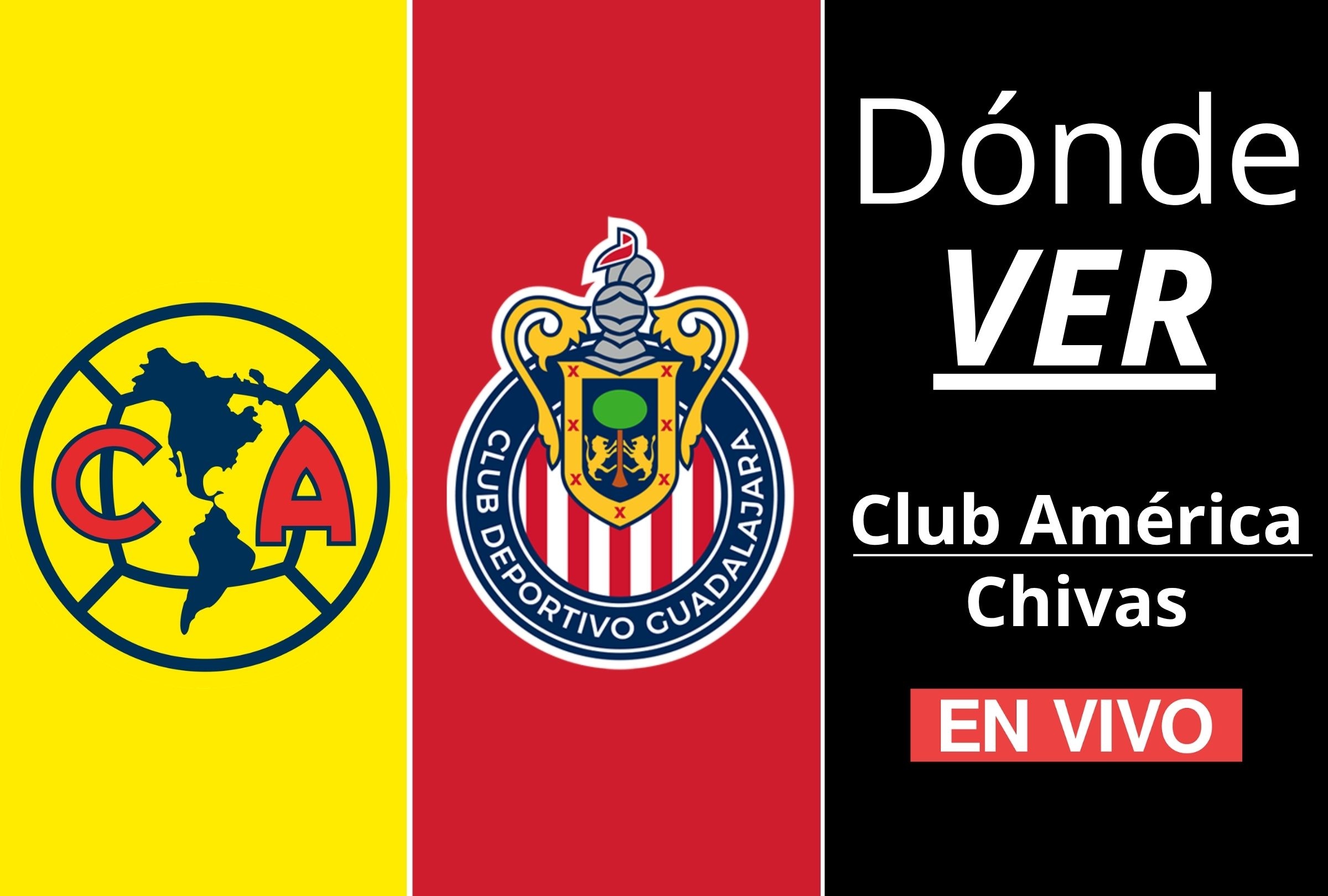 Conoce qué canales de TV y dónde ver online el Clásico Nacional entre Club América vs. Chivas de Guadalajara EN VIVO y EN DIRECTO este sábado 19 de septiembre. (Foto: Composición Depor)