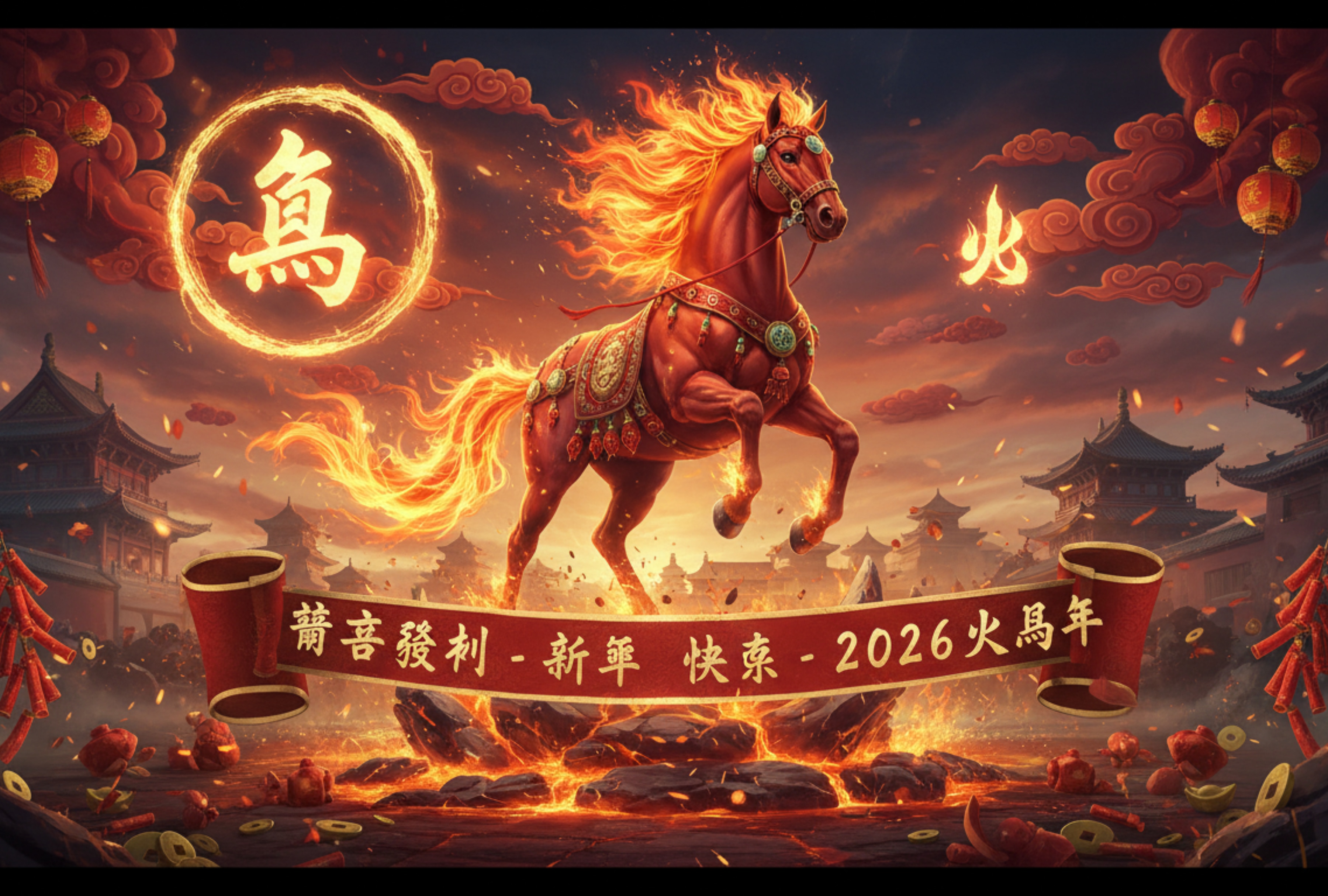 What does "Double Fire" mean for 2026? Get ready for a year of passion and rapid change. Explore how the Year of the Horse's energy will impact your life and how to harness this powerful elemental force for your personal success. | Image created by Depor using Gemini AI / GEC