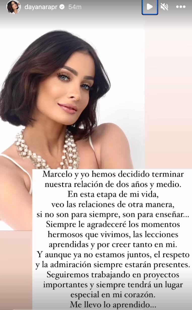 La modelo puertorriqueña anunció el fin de su relación con Marcelo Gama (Foto: Dayanara Torres / Instagram)