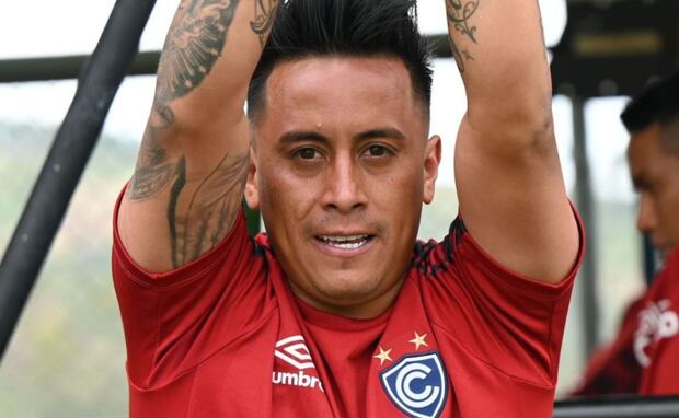 Christian Cueva registra un gol con Cienciano en la temporada 2025. (Foto: Cienciano)
